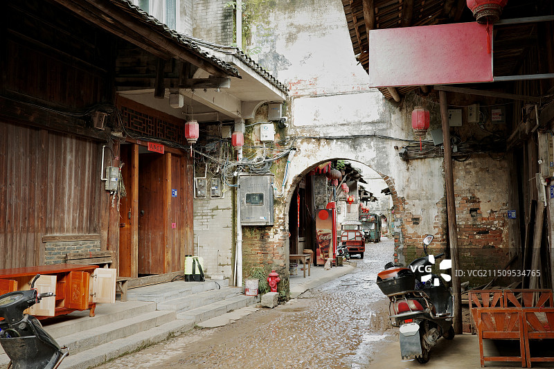 桂林灵川县大圩古镇景区图片素材
