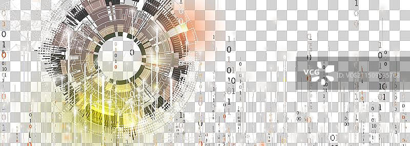 大数据抽象数字未来感图片素材