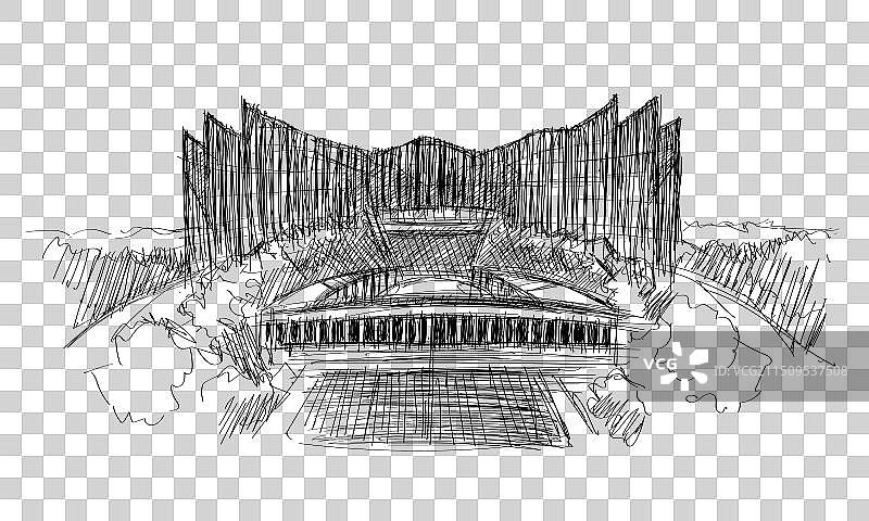 努沙登加拉群岛印度尼西亚新首都宫殿设计图片素材