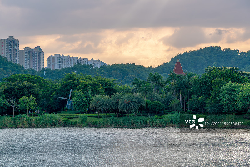 梧州市玫瑰湖公园图片素材