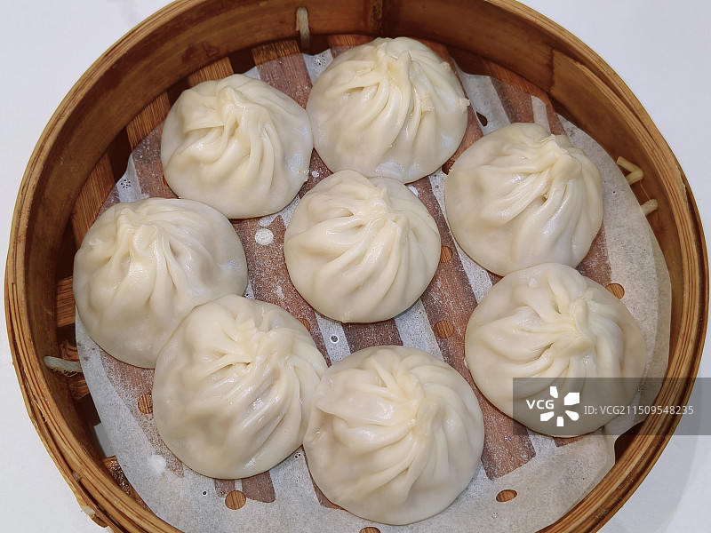 鲜肉小笼包图片素材