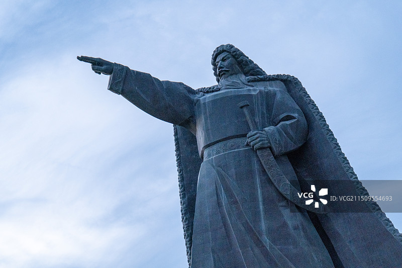 拓跋圭塑像图片素材