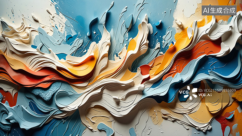 【AI数字艺术】微笑机器人：金属与塑料的和谐共生图片素材