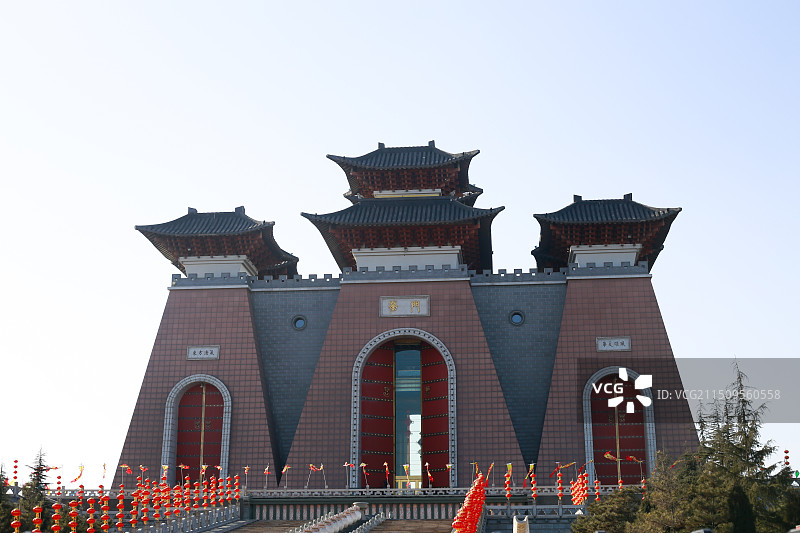 临汾尧庙-华门景区图片素材