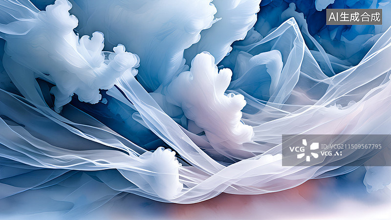 【AI数字艺术】非常漂亮的柔软的纱图片素材