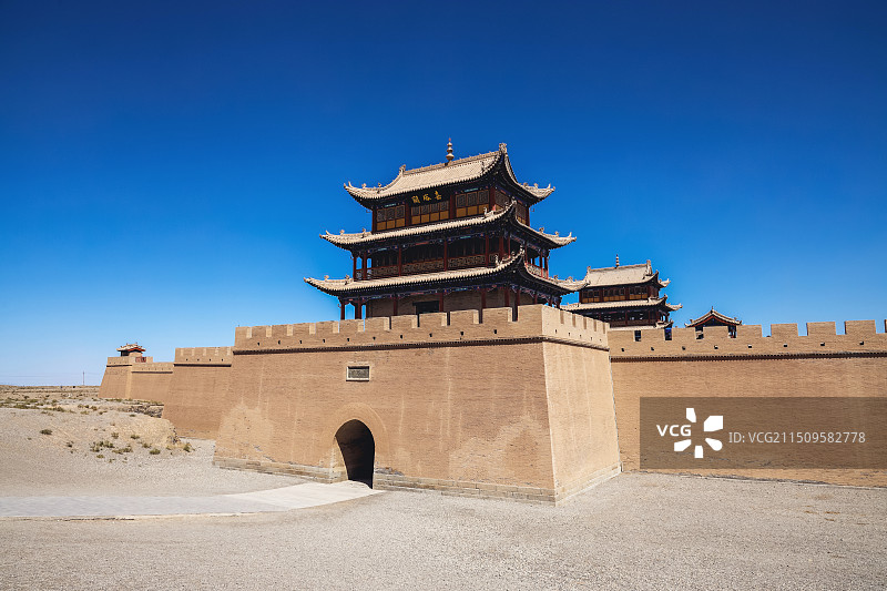 嘉峪关城楼图片素材
