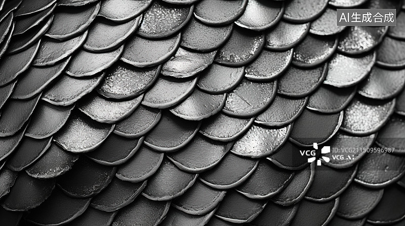 【AI数字艺术】AI生成的插图龙鳞特写图片素材