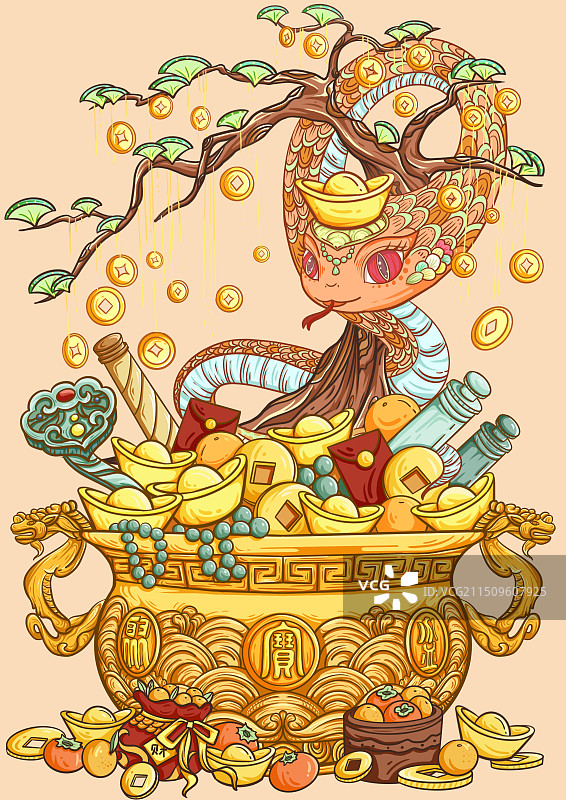 2025蛇年图片素材