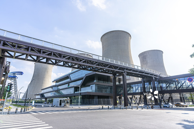 首钢奥运冷却塔图片素材