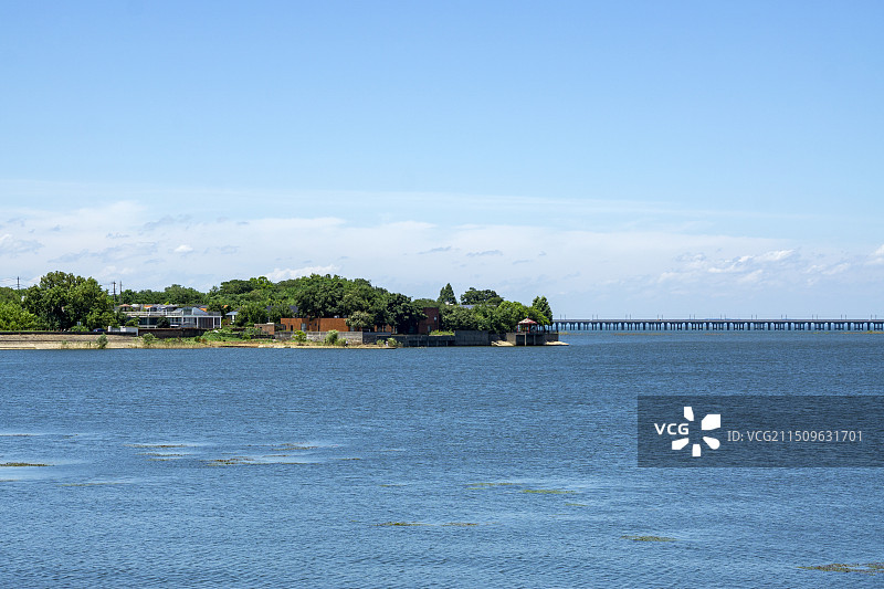 南京溧水石臼湖自然风光图片素材