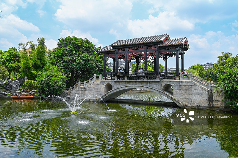 广东省佛山市禅城区梁园历史建筑图片素材