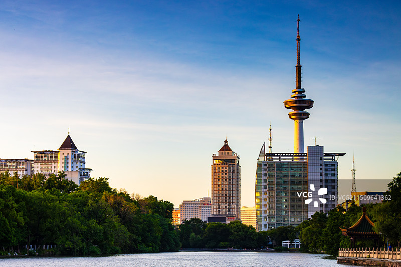 晨光家园-濠河风光图片素材