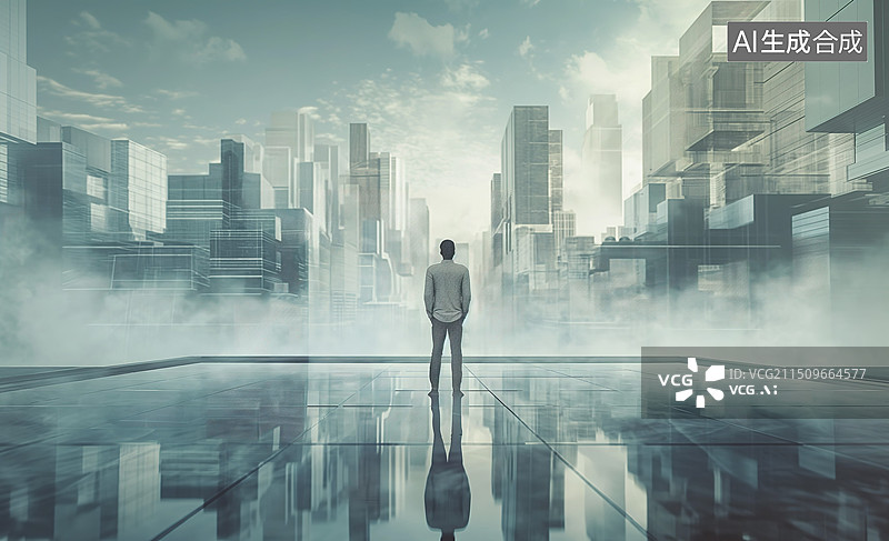 【AI数字艺术】未来城市图片素材