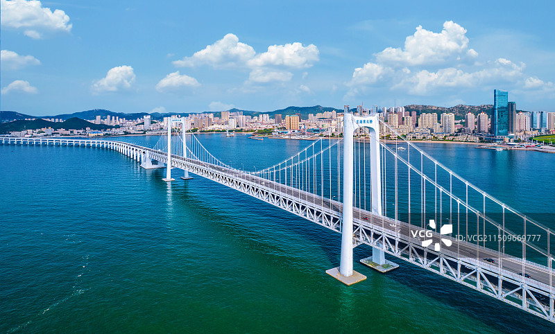 大连市星海湾跨海大桥图片素材
