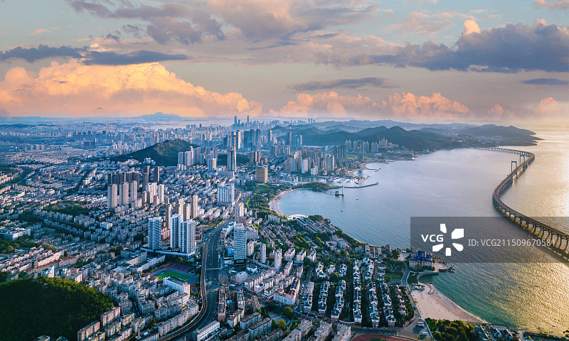 大连市星海湾跨海大桥图片素材