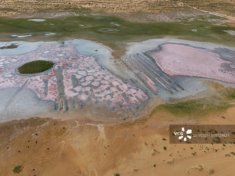 骆驼湖-阿拉善左旗五湖之一图片素材