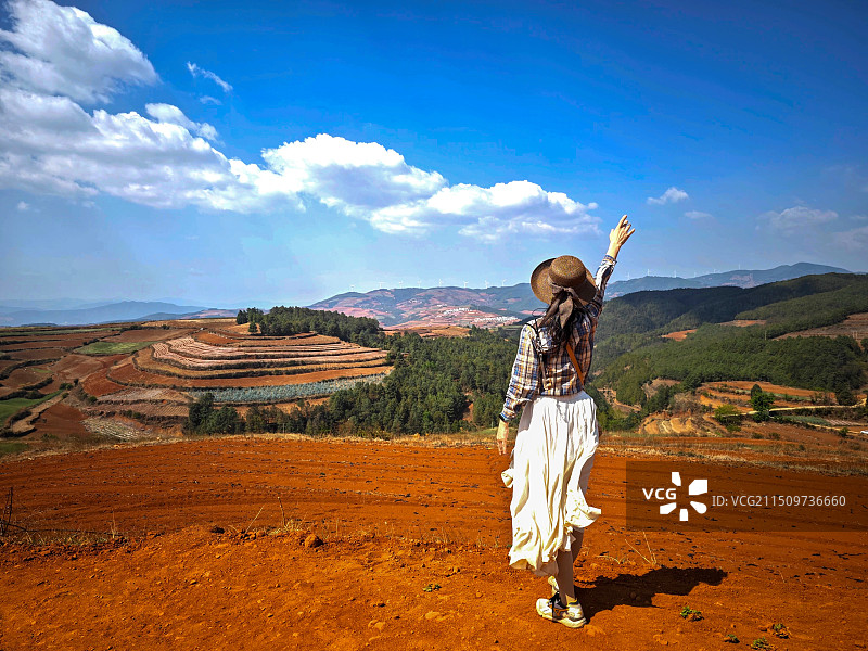 我爱红土地图片素材