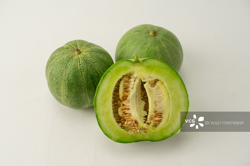 绿宝甜瓜图片素材