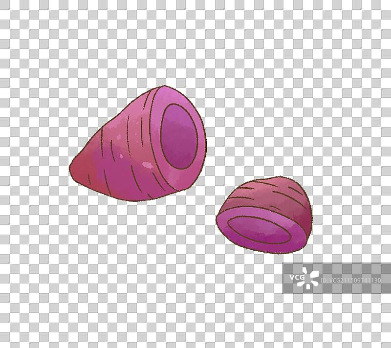 紫薯插画元素图片素材