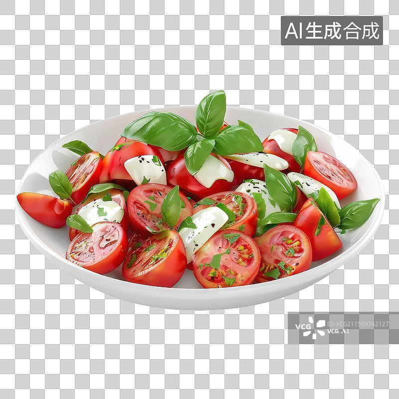 【AI数字艺术】3D渲染番茄拉沙图片素材