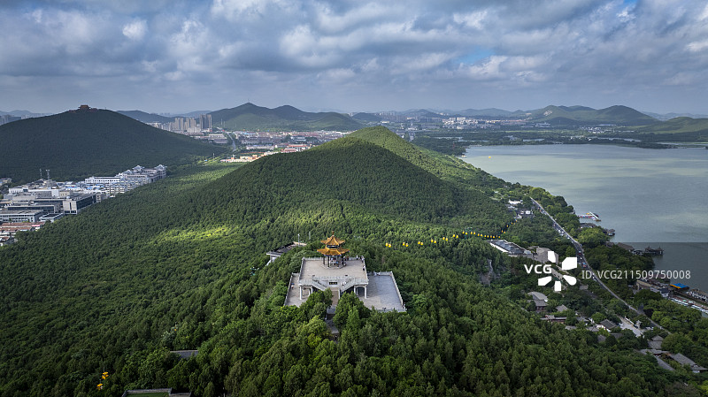 江苏省徐州市云龙湖云龙山滨湖公园图片素材