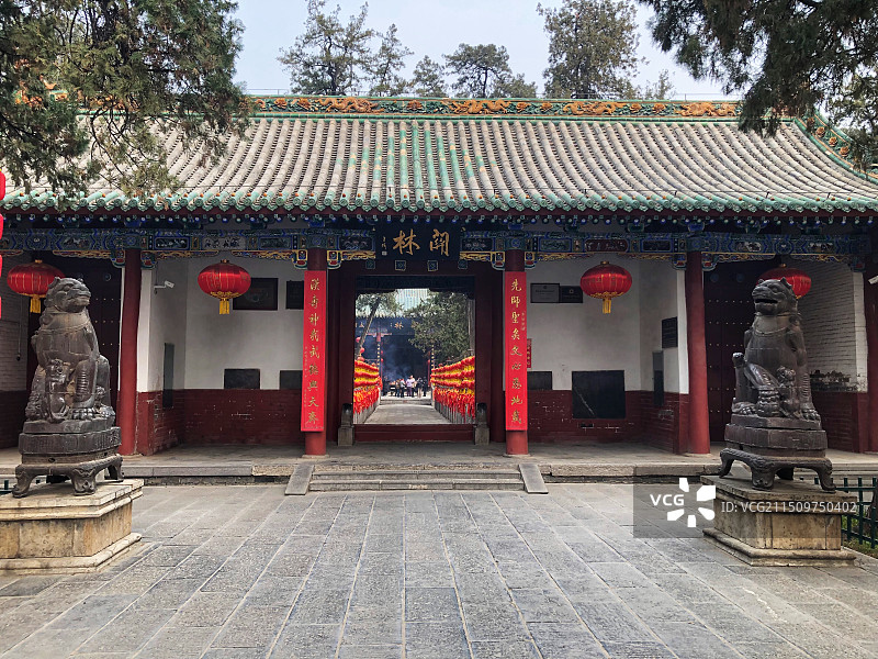 正月里的河南洛阳关林图片素材