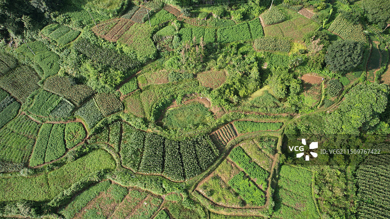 田园风光航拍图片素材