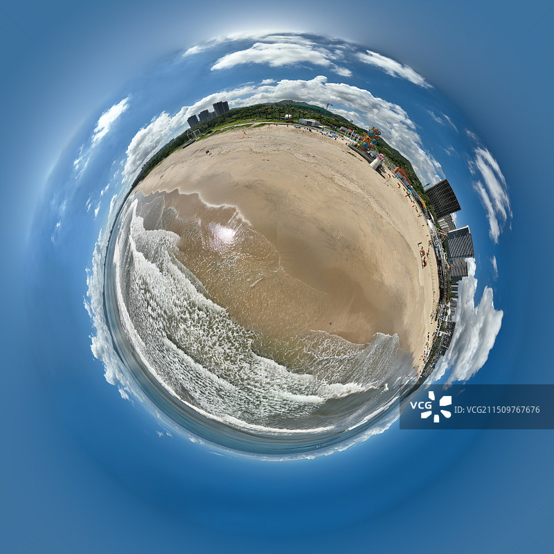 沙滩小星球图片素材