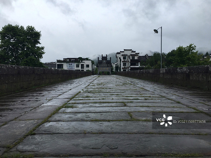 黄山休宁县登封桥图片素材