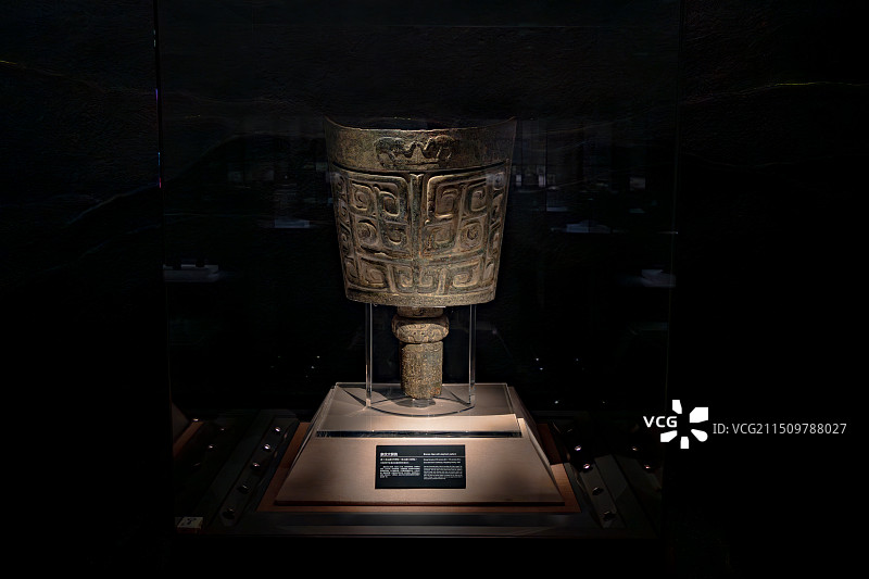 象纹大铜铙商青铜器图片素材