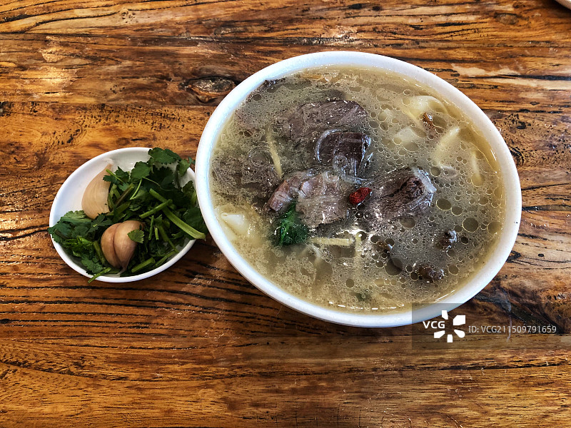 传统河南羊肉烩面图片素材