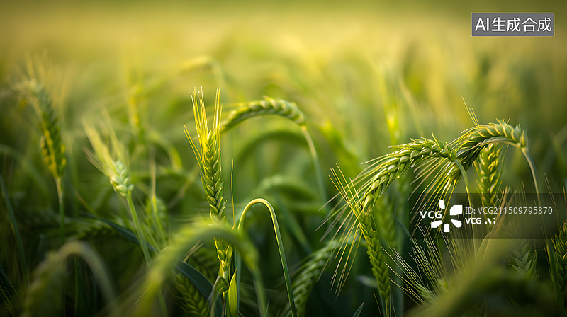 【AI数字艺术】麦子粮食节气背景壁纸图片素材