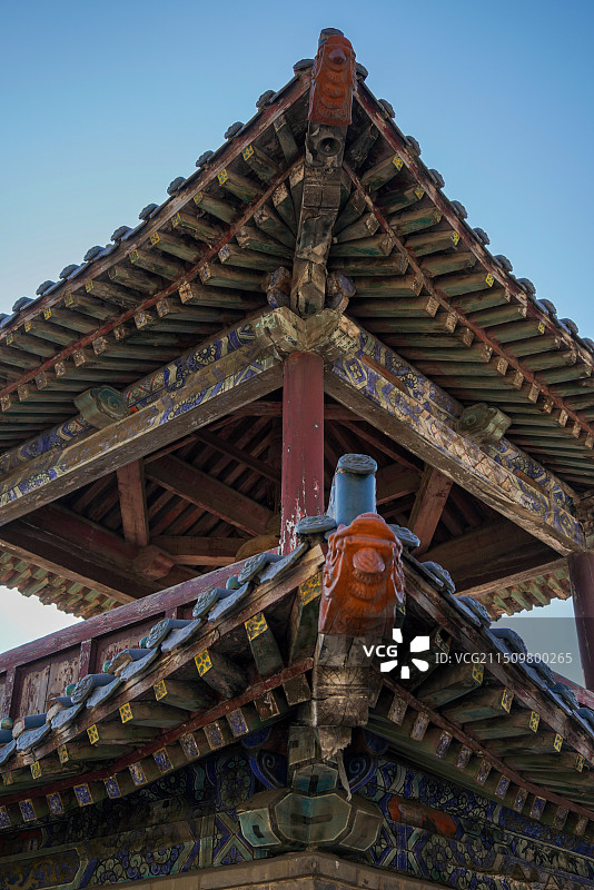 南响堂山石窟钟楼图片素材