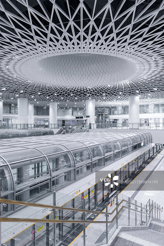 崭新出厂-岗厦北地铁站(Gangxia North Station)图片素材