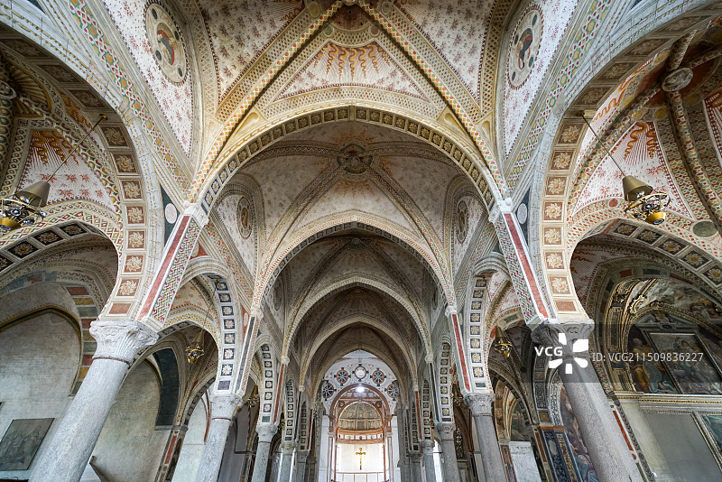 意大利 米兰 圣玛丽亚感恩教堂 最后的晚餐 达芬奇图片素材