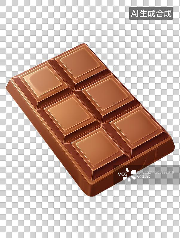 【AI数字艺术】一块巧克力图片素材