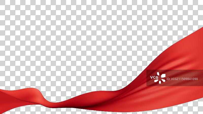 抽象流动飘逸红色布料图片素材