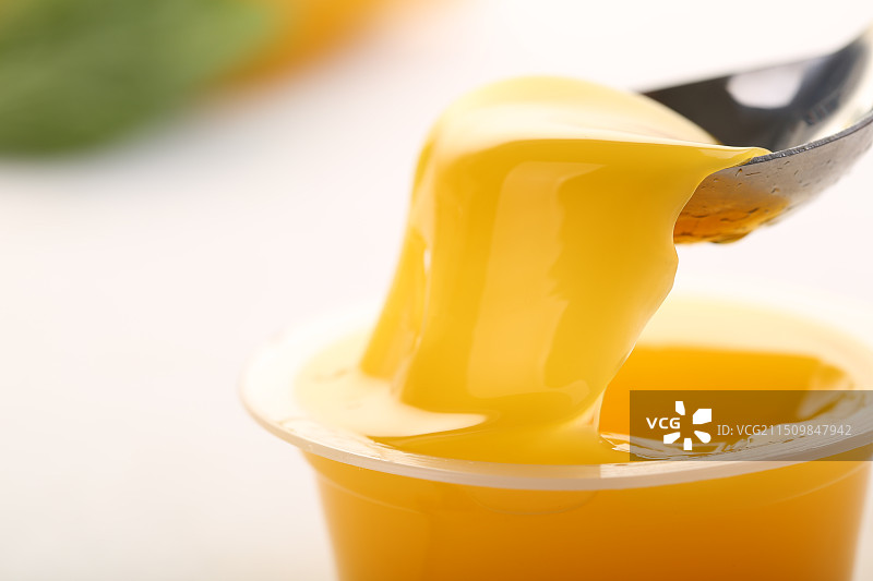 芒果味果冻图片素材