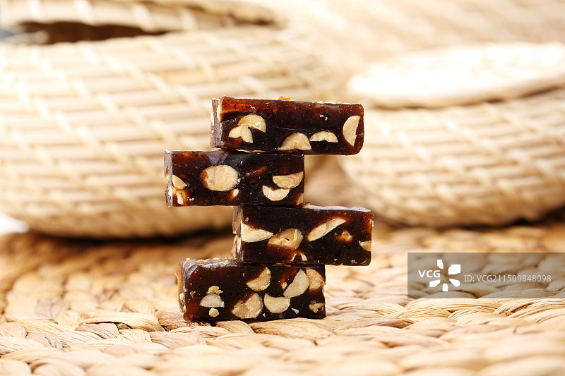 南枣花生糖图片素材