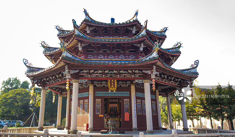 寺庙建筑 承天寺 观音阁 福建泉州 承天禅寺 泉州景点 闽南建筑 闽南风格图片素材