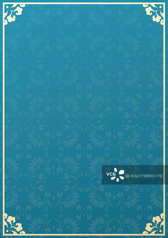 蓝色花纹背景图片素材