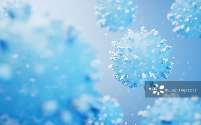 生物淋巴细胞三维渲染图片素材