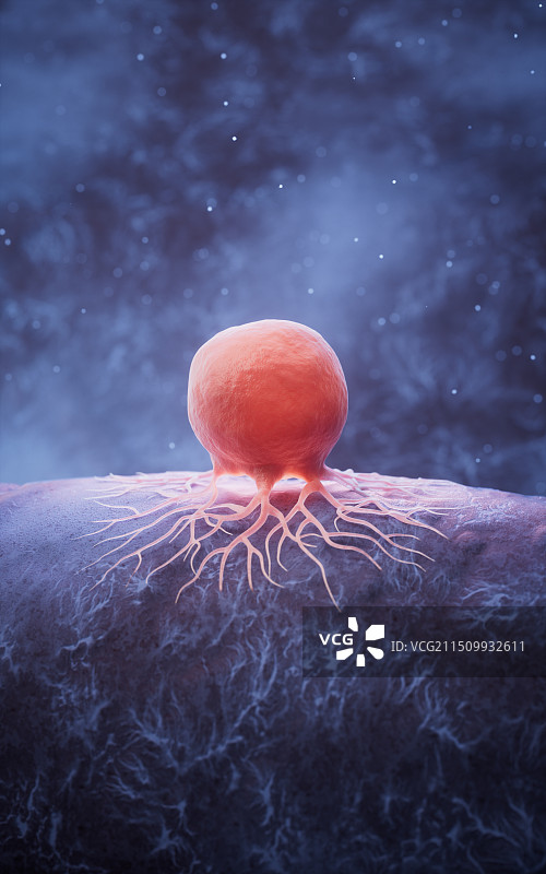 癌细胞与生物医学三维渲染图片素材