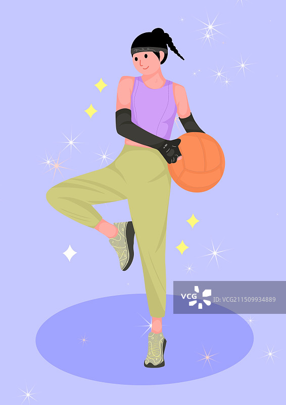 篮球运动插画图片素材