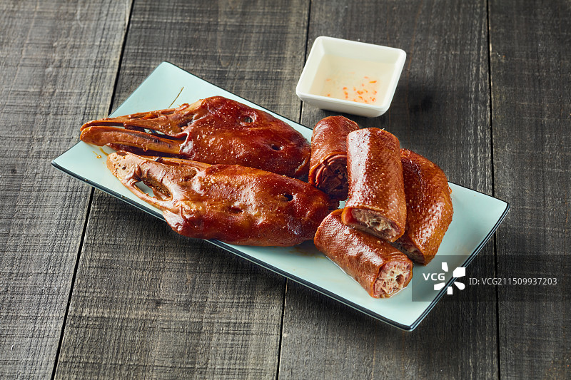 潮汕卤鹅双拼图片素材