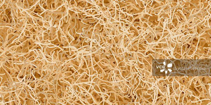 用作盒子填充物的牛皮纸包装纸碎片图片素材