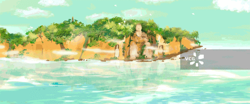 水墨风格水彩动画中国风动画视频插画图片素材