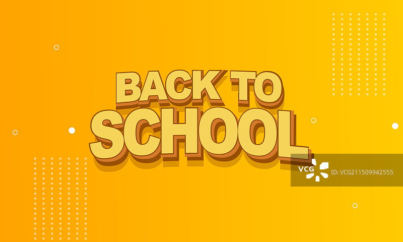 返校季传统卡通模板风格图片素材