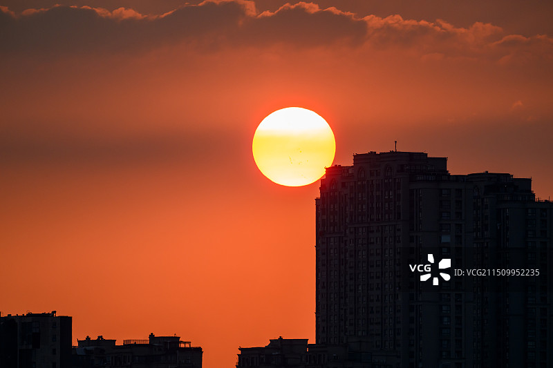 太阳落山图片素材