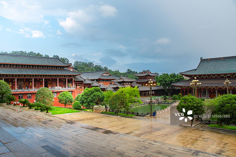 福州旗山万佛寺寺庙图片素材